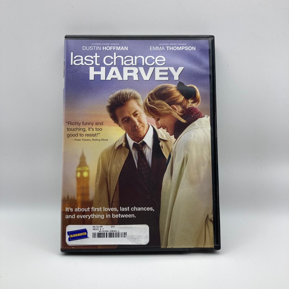 Last Chance Harvey Dustin Hoffman Emma Thompson 2008 Romantic Drama Movie DVD